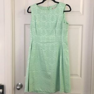 Light green cocktail dress